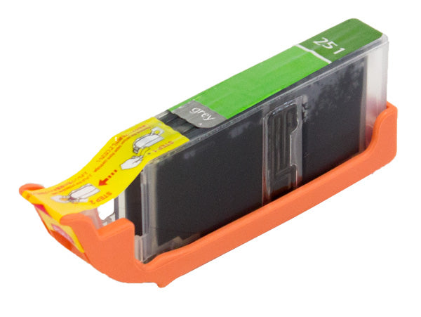 Compatible Canon CLI-251XL (CLI-251GY) InkJet Cartridge, Gray, 400 High Yield