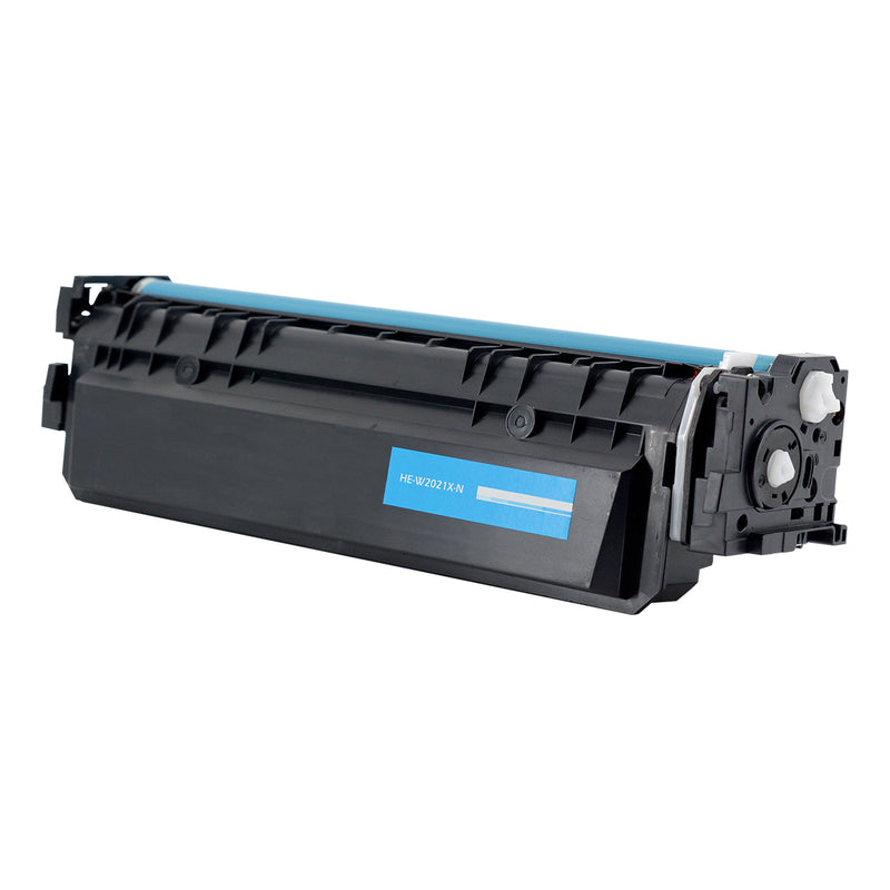 Compatible HP 414X (W2021X) Toner Cartridge, Cyan, 6K High Yield, (New Chip)