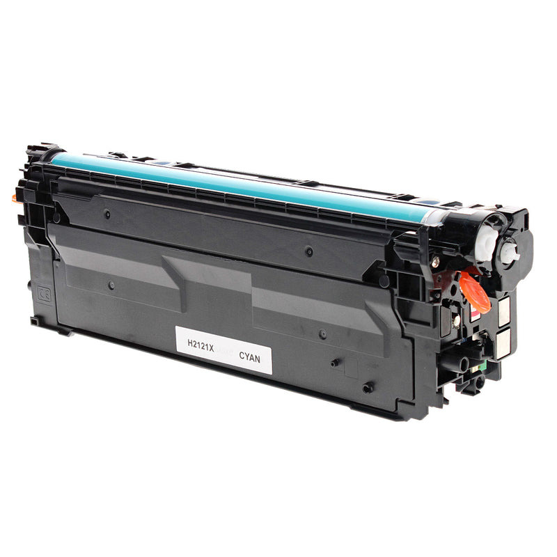 Compatible HP 212X (W2121X) Toner Cartridge, Cyan, 10K High Yield, (New Chip)