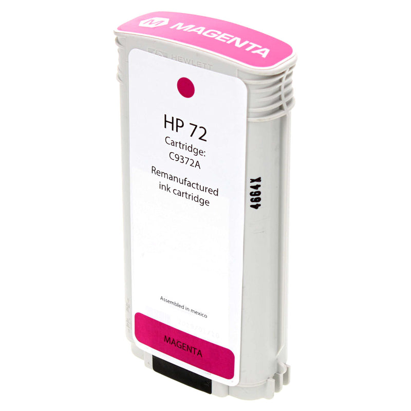 Remanufactured HP 72 (C9372A) Wide Format, Magenta, 130ml