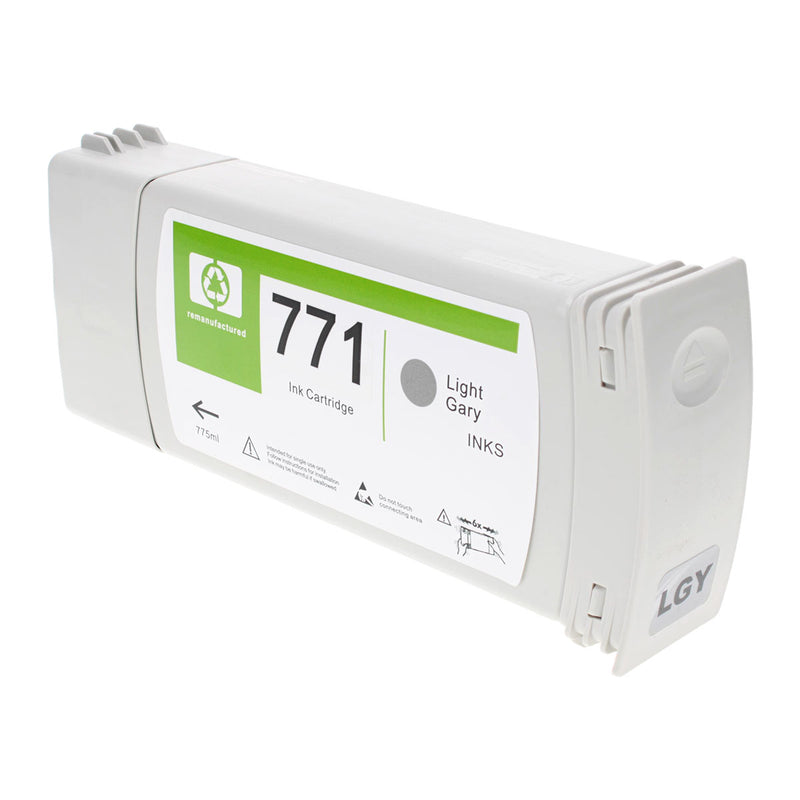 Remanufactured HP 771A (B6Y22A) Wide Format, Light Gray, 775ml