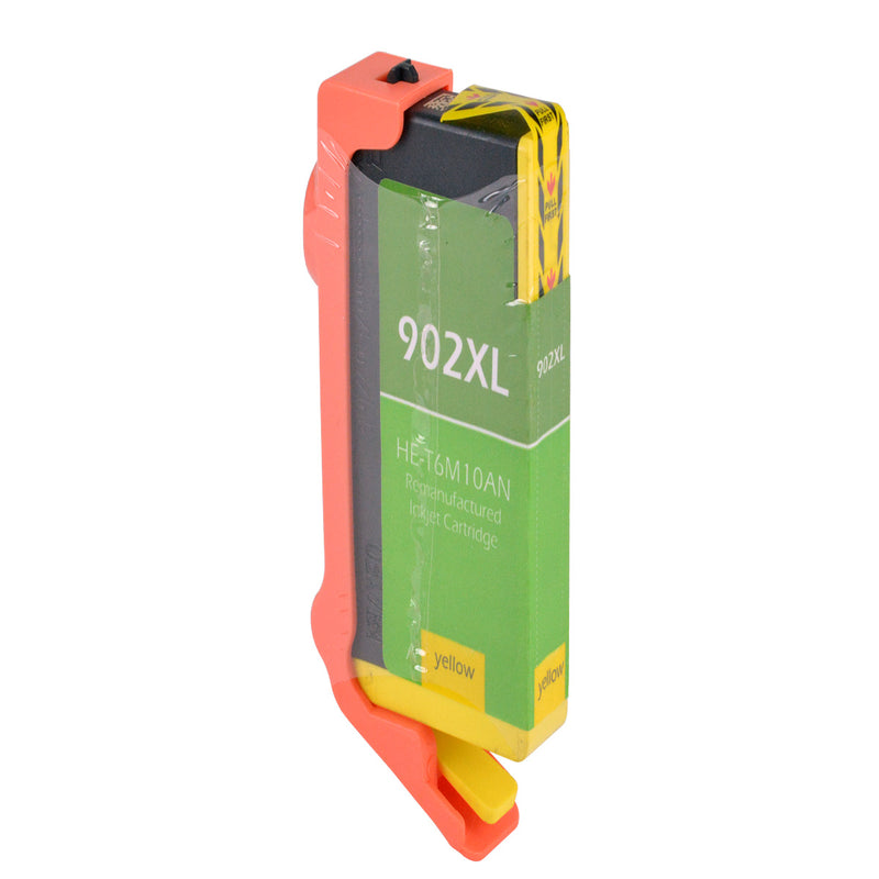 Remanufactured HP 902XL (T6M10AN) InkJet Cartridge, Yellow, 825 High Yield