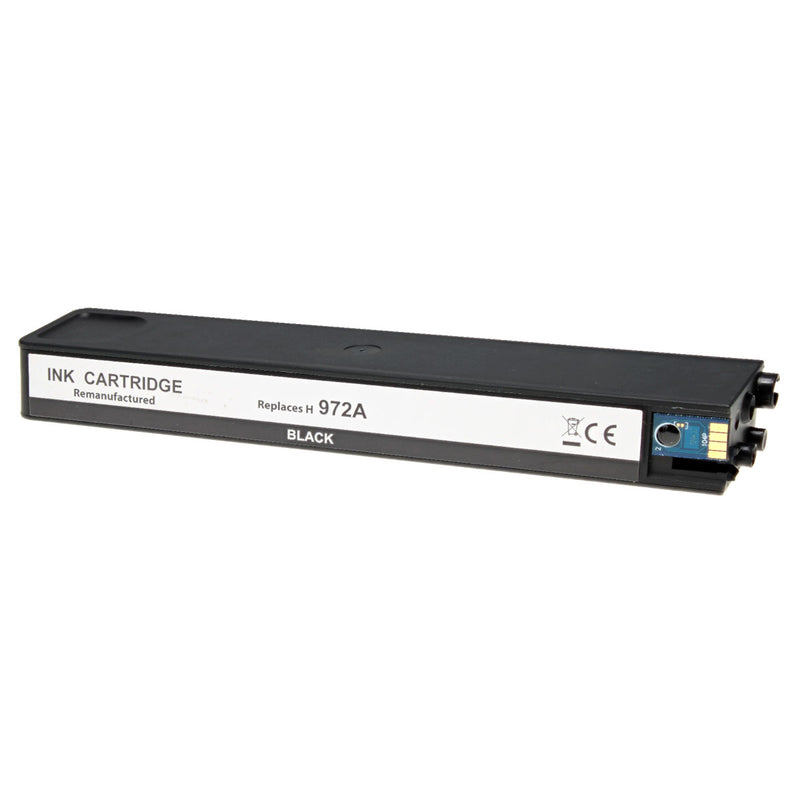 Remanufactured HP 972A (F6T80AN) InkJet Cartridge, Black, 3500 Yield