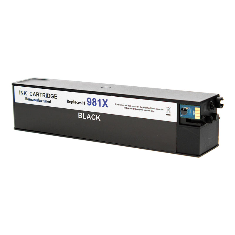 Remanufactured HP 981XL (L0R12A) InkJet Cartridge, Black, 11K High Yield