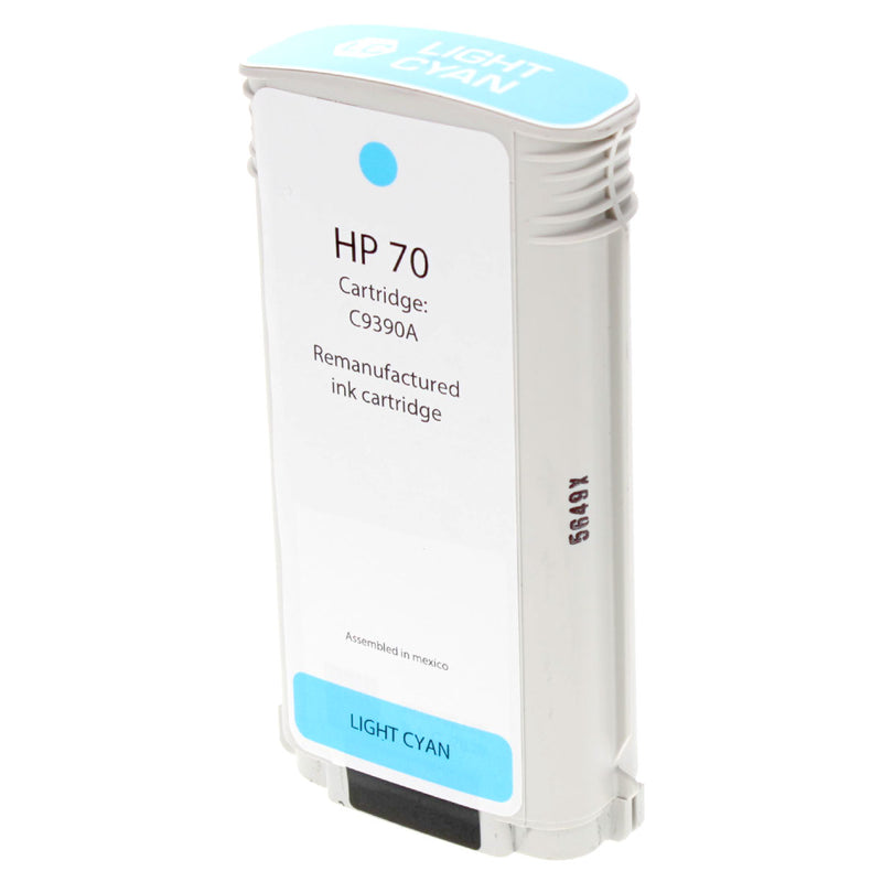 Remanufactured HP 70 (C9390A) Wide Format, Light Cyan, 130ml Yield