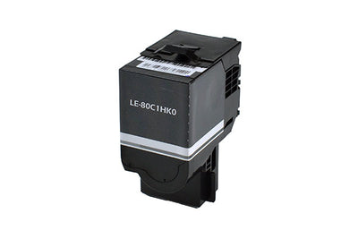 Compatible Lexmark 801HK (80C1HK0) Toner Cartridge, Black, 4K High Yield