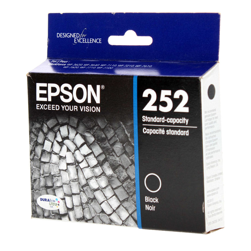 OEM Epson 252 (T252120) Inkjet, Black, 350 Yield