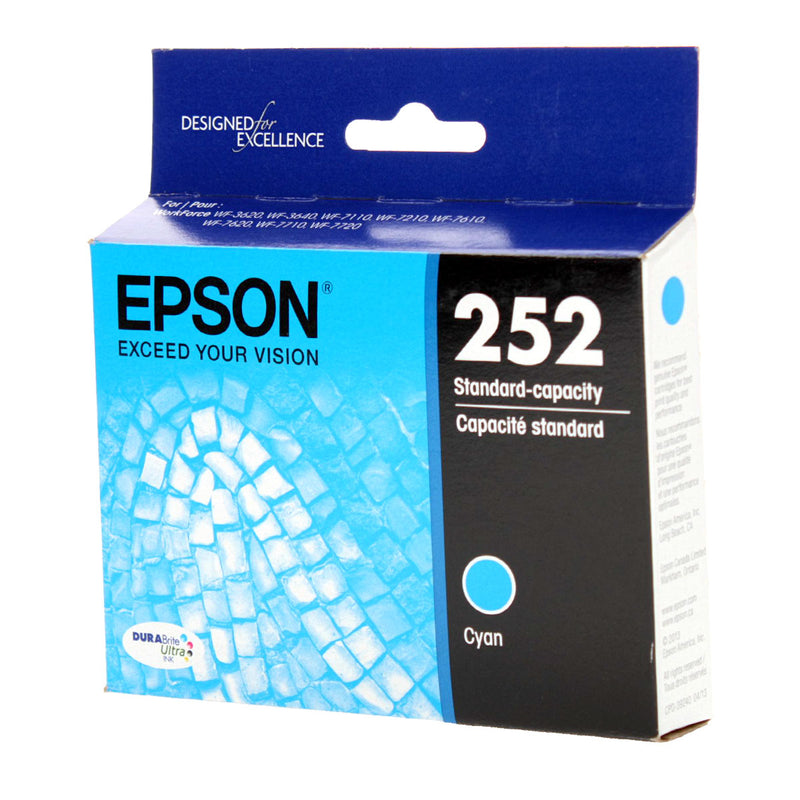 OEM Epson 252 (T252220) Inkjet, Cyan, 300 Yield