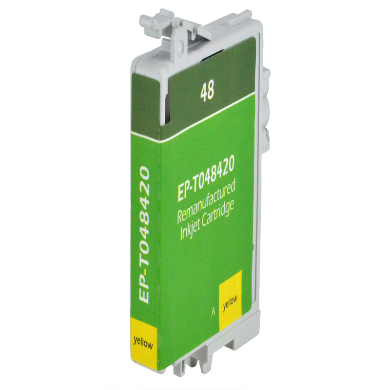 Remanufactured Epson 48 (T048420) InkJet Cartridge, Yellow, 430 Yield