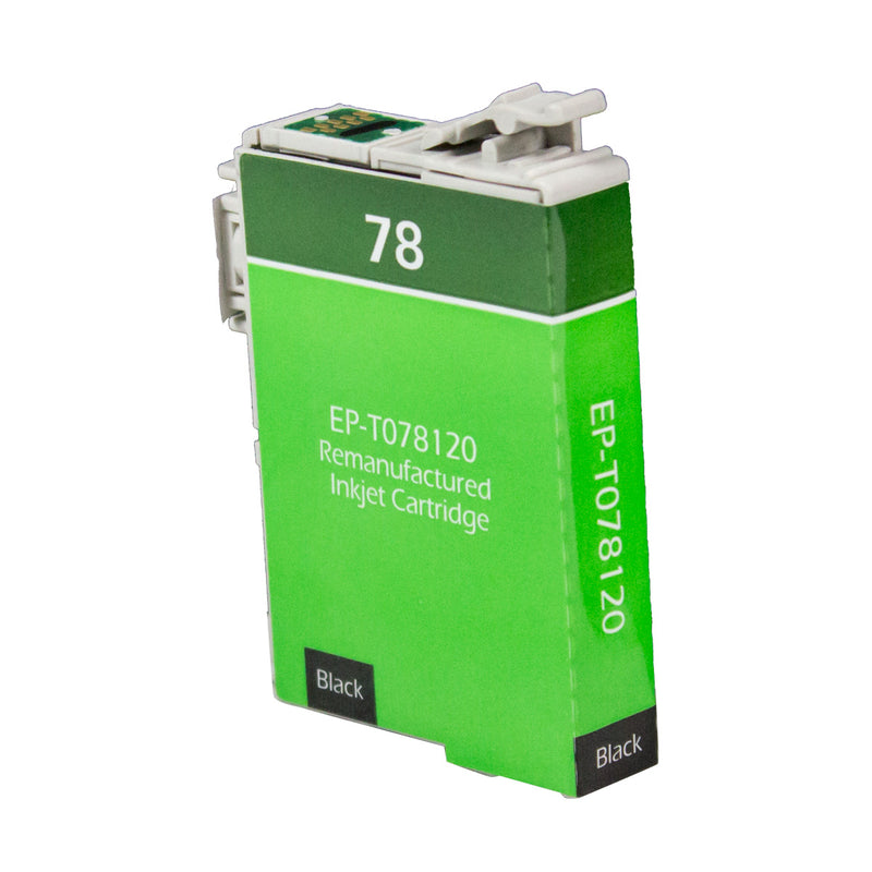 Remanufactured Epson 78 (T078120) InkJet Cartridge, Black, 9ML