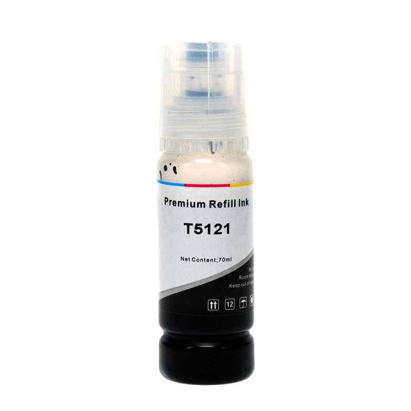 Remanufactured Epson 512 (T512120) InkJet Cartridge, Photo Black, 5K Yield