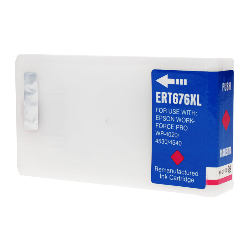 Remanufactured Epson 676XL (T676XL320) InkJet Cartridge, Magenta, 1200 High Yield
