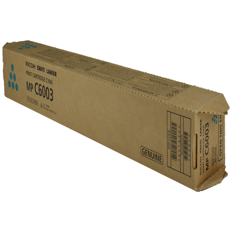 OEM Ricoh (841852) Toner Cartridge, Cyan, 22.5K Yield