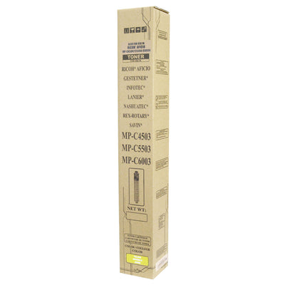 Compatible Ricoh MP C4503 / MP C4503 / MP C4504 (841850) Toner Cartridge, Yellow, 22.5K Yield, TAA Compliant, Made in USA