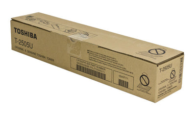 OEM Toshiba T-2505U (T2505U) Toner Cartridge, Black, 10K Yield