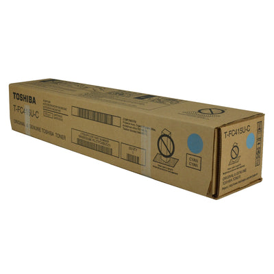 OEM Toshiba T-FC415U-C (TFC415UC) Toner Cartridge, Cyan, 33.6K Yield
