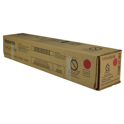 OEM Toshiba T-FC415U-M (TFC415UM) Toner Cartridge, Magenta, 33.6K Yield