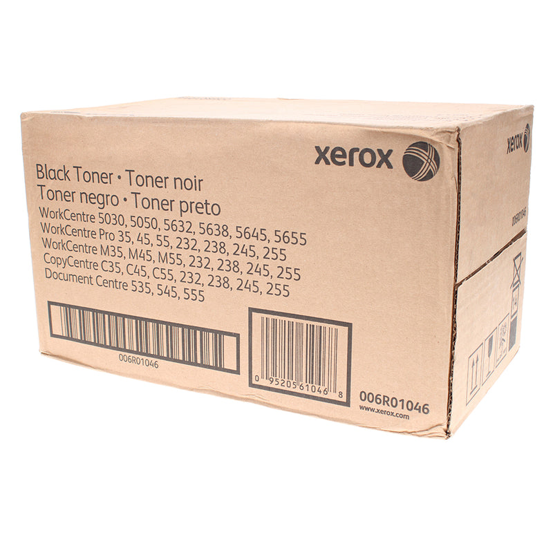 OEM Xerox 6R01046 (6R1046) Toner Cartridge, Black, 60K Yield