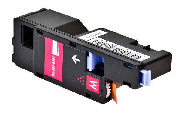 Remanufactured Dell C1660 (332-0401) Toner Cartridge, Magenta, 1K Yield