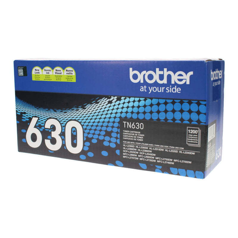 OEM Brother  (TN630) Toner Cartridge, Black, 1.2K Yield