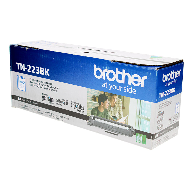 OEM Brother  (TN223BK) Toner Cartridge, Black, 1.4K Yield