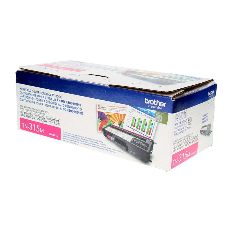 OEM Brother  (TN315M) Toner Cartridge, Magenta, 3.5K High Yield