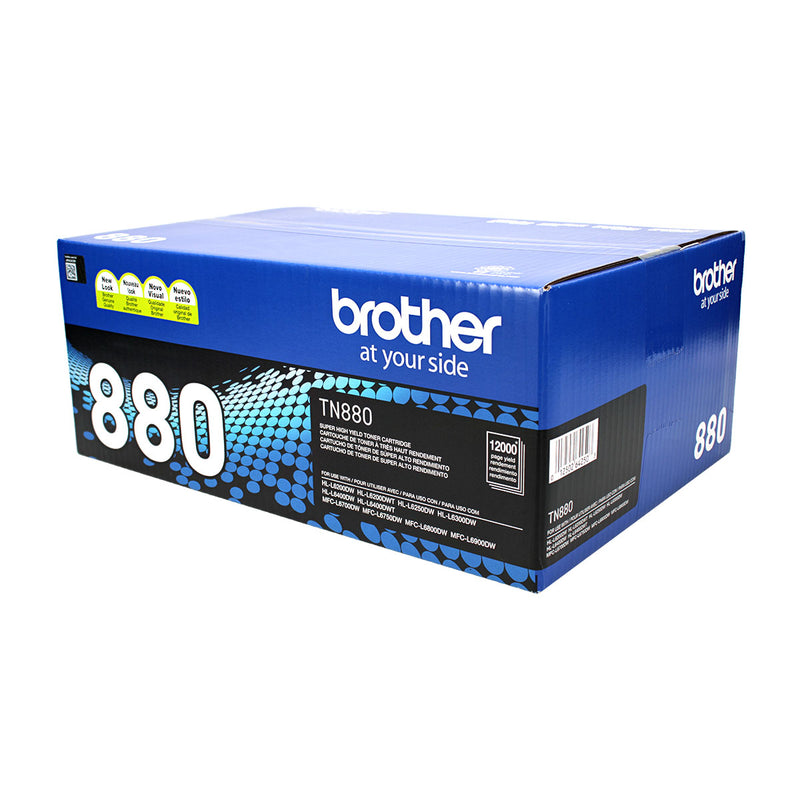 OEM Brother  (TN880) Toner Cartridge, Black, 12K Extra High Yield