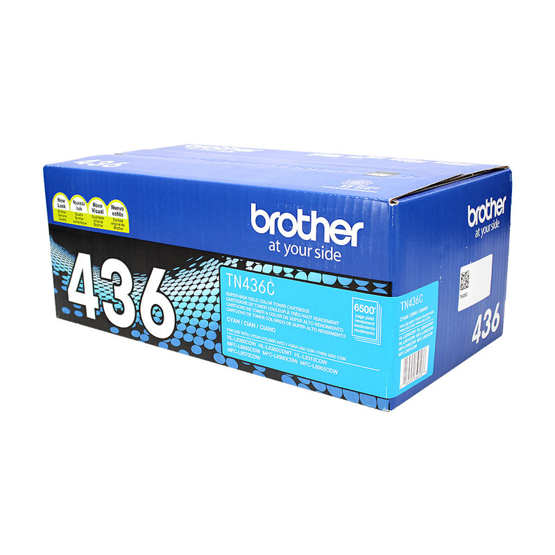 OEM Brother  (TN436C) Toner Cartridge, Cyan, 6.5K Extra High Yield