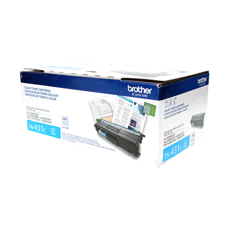 OEM Brother  (TN431C) Toner Cartridge, Cyan, 1.8K Yield