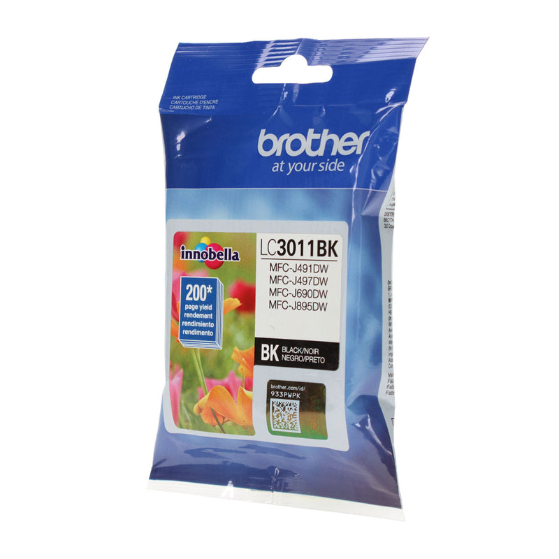 OEM Brother  (LC3011BK) Inkjet, Black, 200 Yield