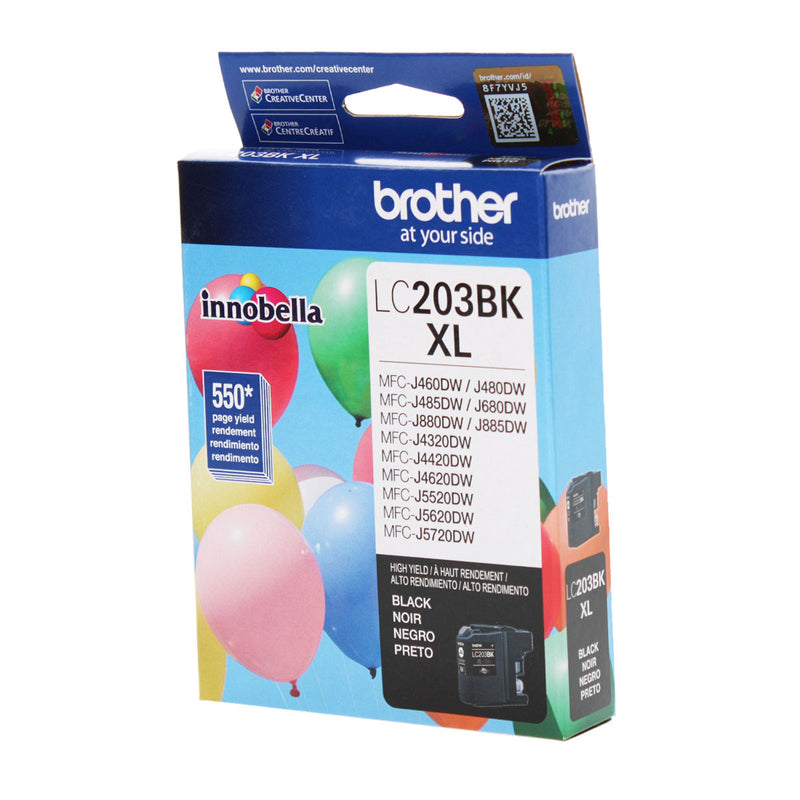 OEM Brother  (LC203BK) Inkjet, Black, 550 High Yield