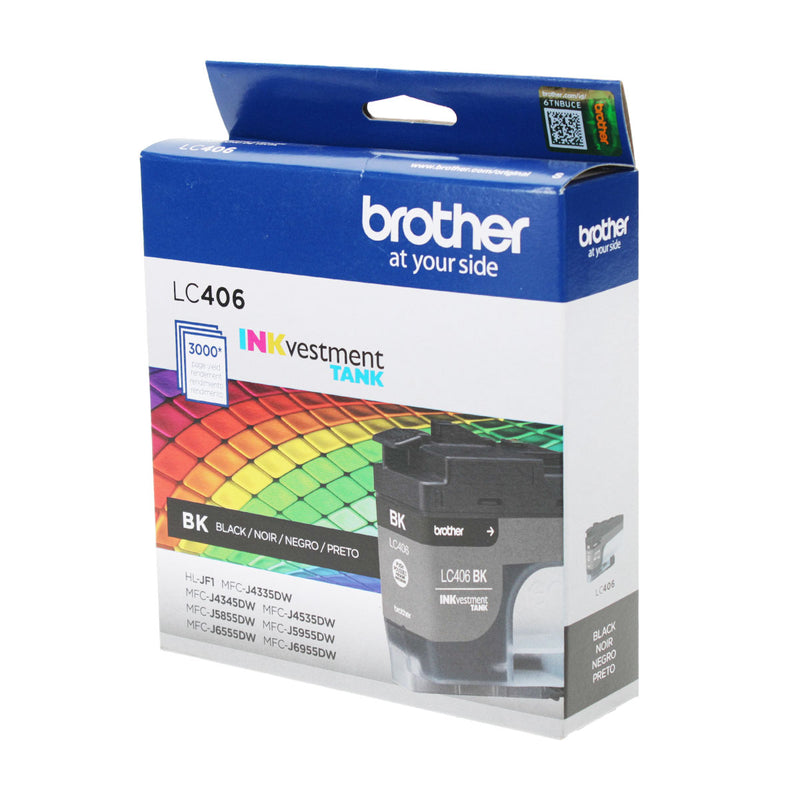 OEM Brother  (LC406BK) Inkjet, Black, 3K Yield