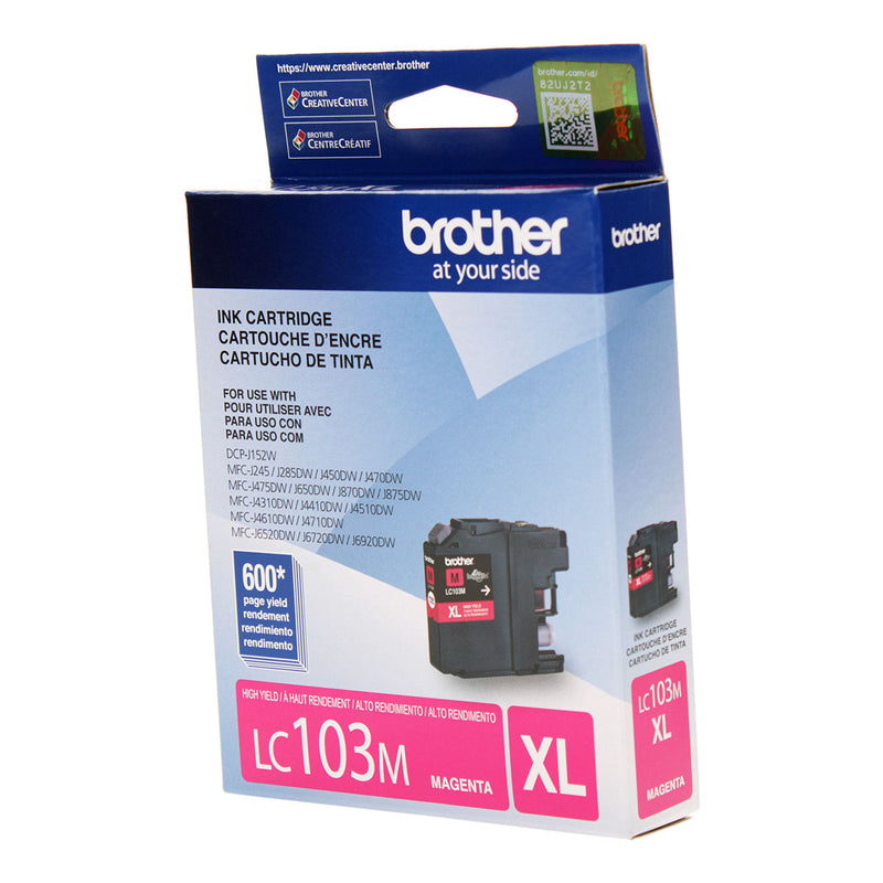 OEM Brother  (LC103M) InkJet, Magenta, 600 High Yield