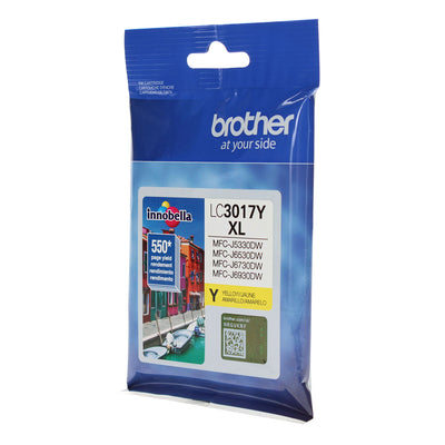 OEM Brother  (LC3017Y) Inkjet, Yellow, 550 High Yield