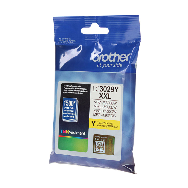 OEM Brother  (LC3029Y) Inkjet, Yellow, 1.5K Extra High Yield