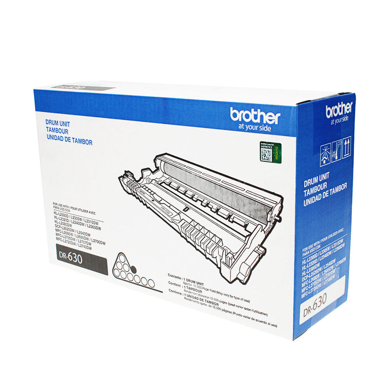 OEM Brother  (DR630) Drum Unit, Black, 12K Yield