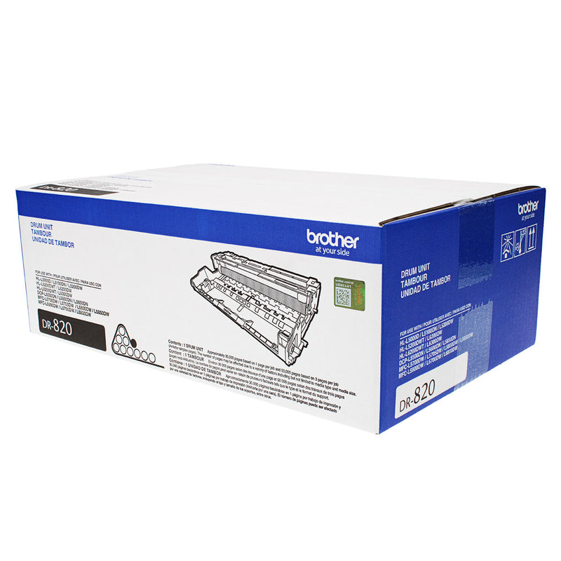 OEM Brother  (DR820) Drum Unit, Black, 30K Yield