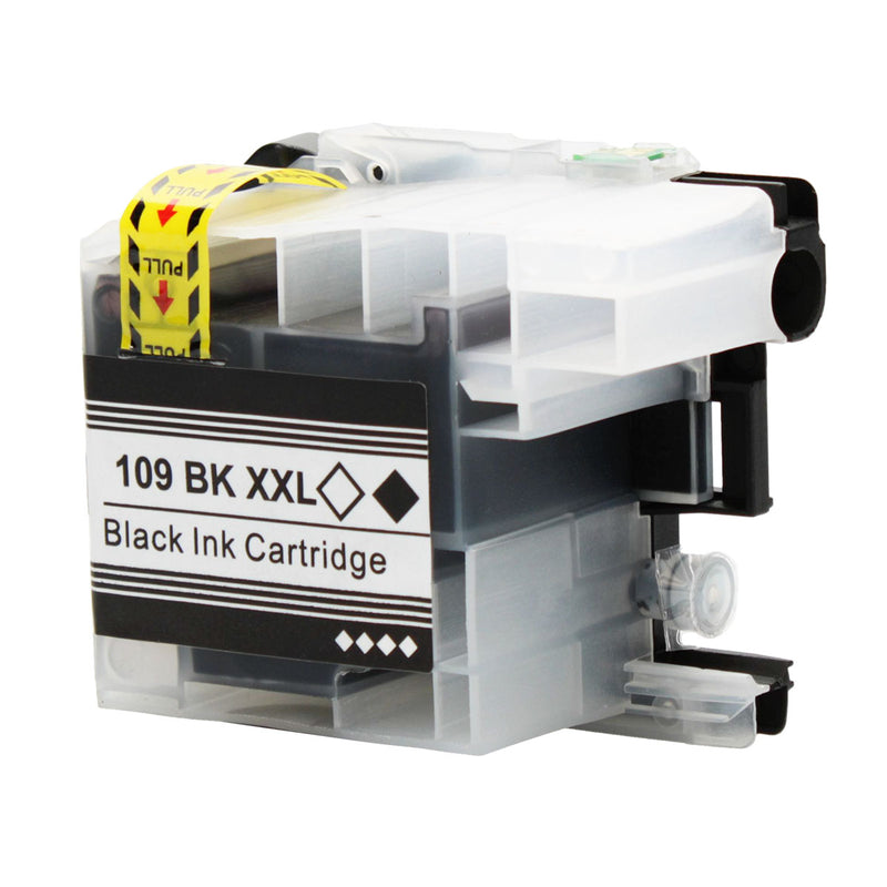Compatible Brother LC109 (LC109BK) InkJet Cartridge, Black, 2400 Extra High Yield