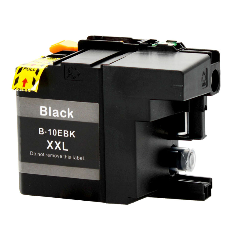 Compatible Brother LC10E (LC10EBK) InkJet Cartridge, Black, 2400 Super High Yield
