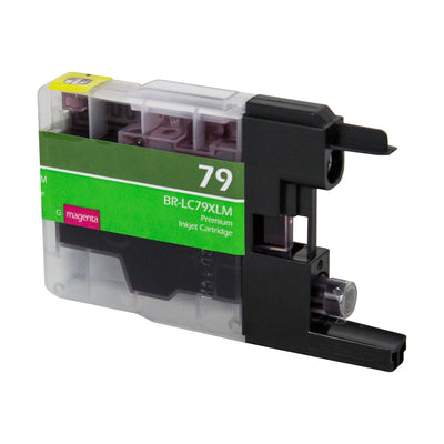 Compatible Brother LC79 (LC79M) InkJet Cartridge, Magenta, 19ML XL