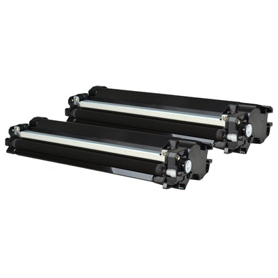 Compatible Brother TN760 (TN760, TN730) Toner Cartridge, Black, 3K High Yield, 2 Cartridge Value Pack