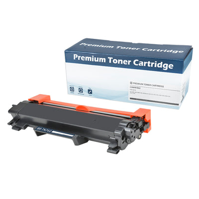 Compatible Brother TN760 (TN760, TN730) Toner Cartridge, Black, 3K High Yield