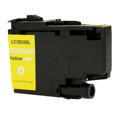 Compatible Brother LC3035 XXL (LC3035Y) InkJet Cartridge, Yellow, 5K Ultra High Yield