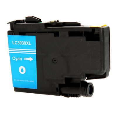 Compatible Brother LC3039 XXL (LC3039C) InkJet Cartridge, Cyan, 5K Ultra High Yield