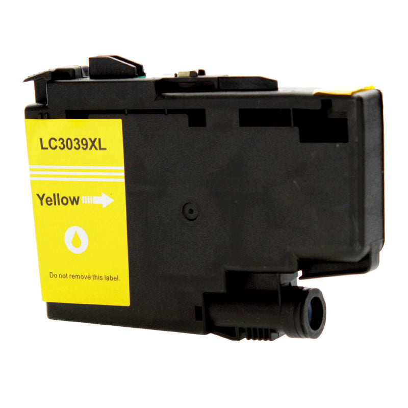 Compatible Brother LC3039 XXL (LC3039Y) InkJet Cartridge, Yellow, 5K Ultra High Yield