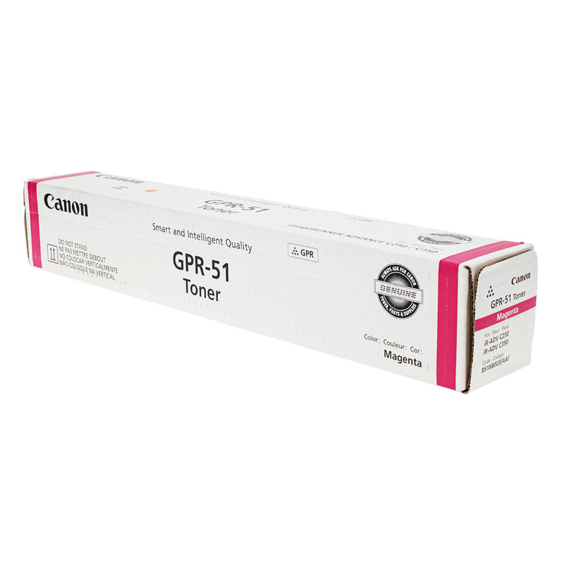 OEM Canon GPR-51 (8518B003) Toner Cartridge, Magenta, 21.5K Yield