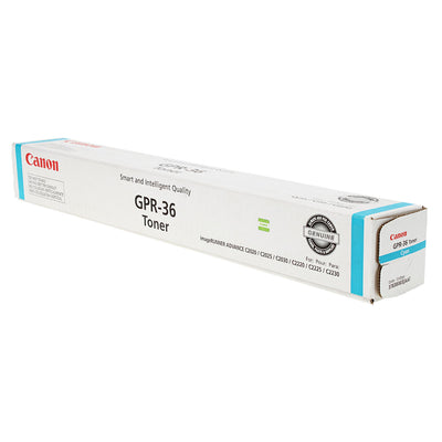 OEM Canon GPR-36 (3783B003) Toner Cartridge, Cyan, 19K Yield