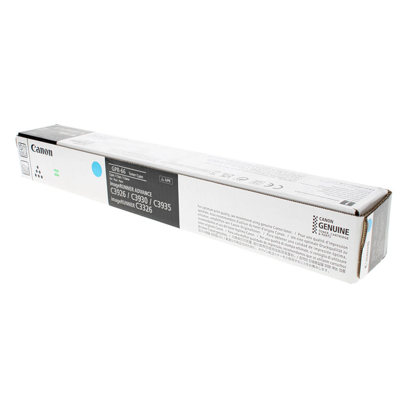 OEM Canon GPR-66 (5754C003) Toner Cartridge, Cyan, 25.5K Yield