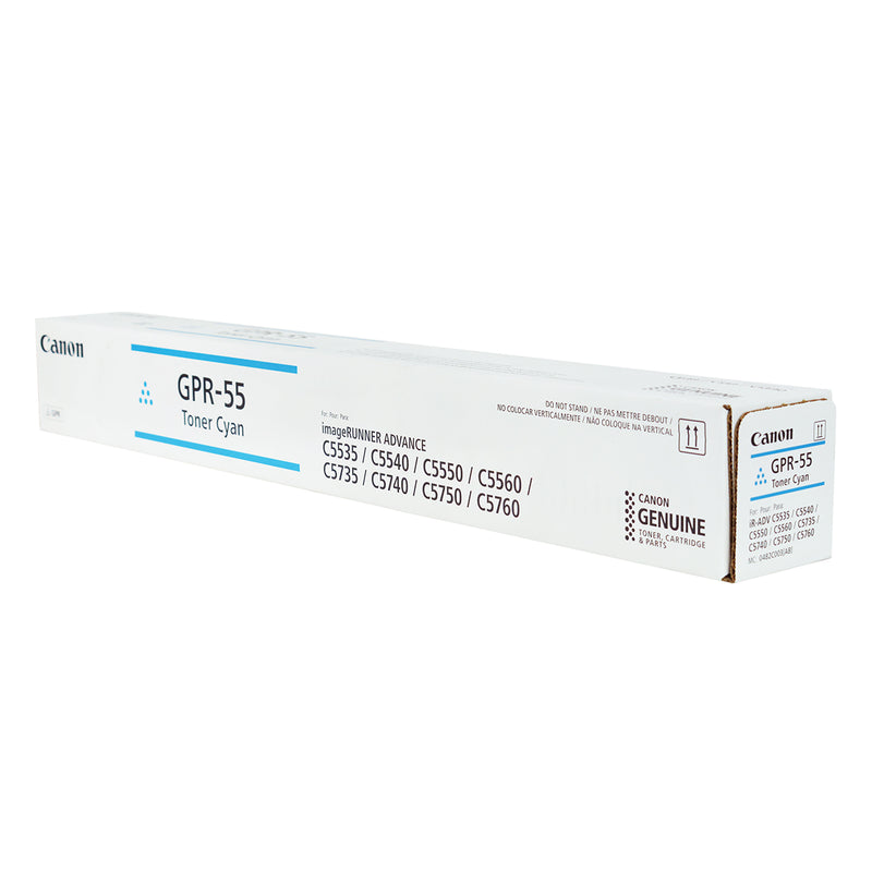 OEM Canon GPR-55 (0482C003) Toner Cartridge, Cyan, 60K Yield