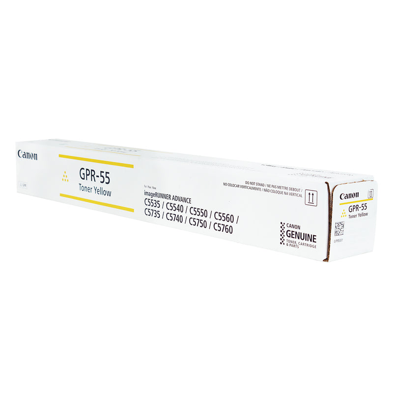 OEM Canon GPR-55 (0484C003) Toner Cartridge, Yellow, 60K Yield